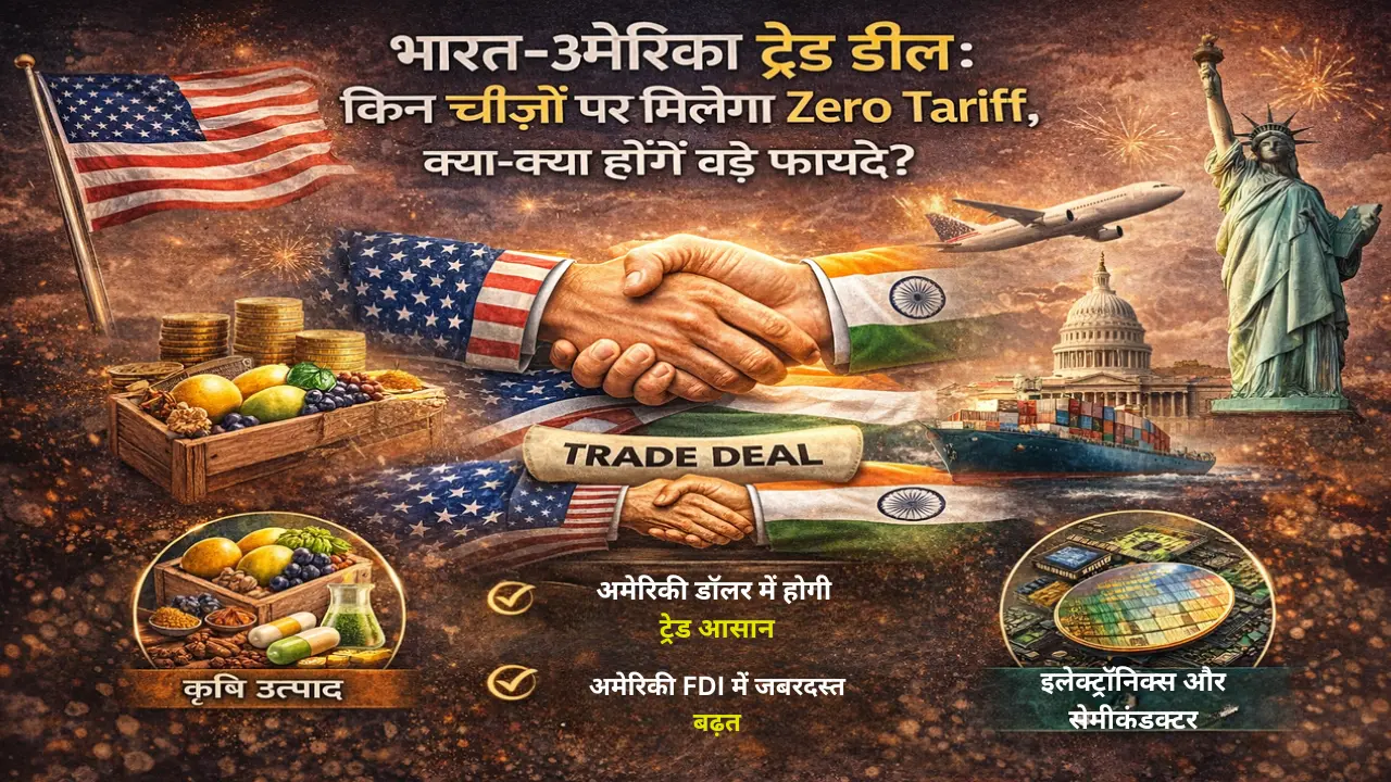 भारत-अमेरिका ट्रेड डील: किन चीजों पर मिलेगा Zero Tariff.